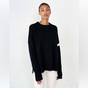 NWT La Ligne Varsity Sweater black, XL
